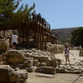 visitor walkway above the ruins